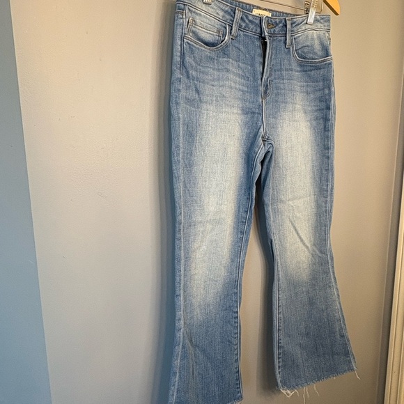 L'AGENCE Sofia Light Blue High Rise Cropped Flare Jeans size 25 - Picture 15 of 16